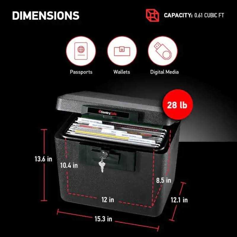 SentrySafe Fire-Safe Security File 1170