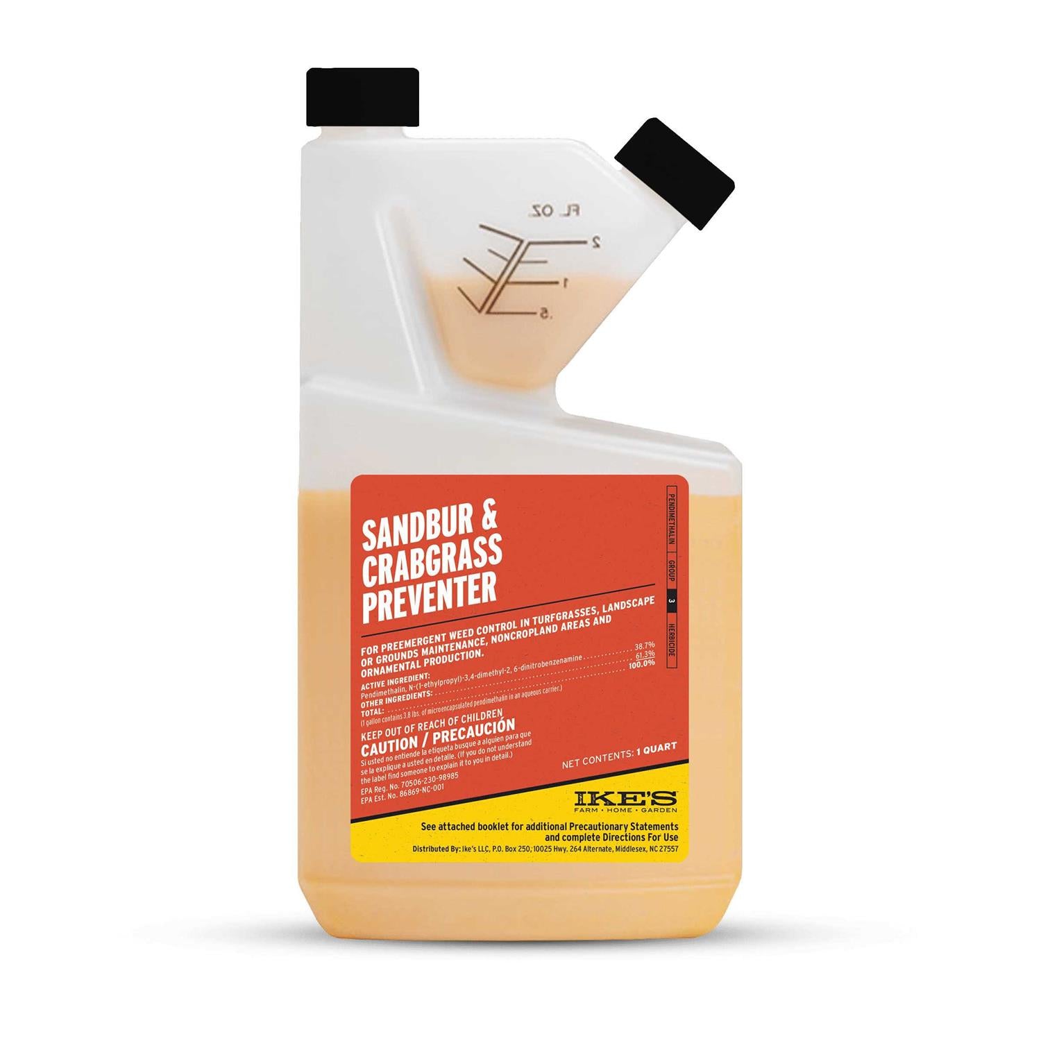 Ike’s Sandbur and Crabgrass Preventer