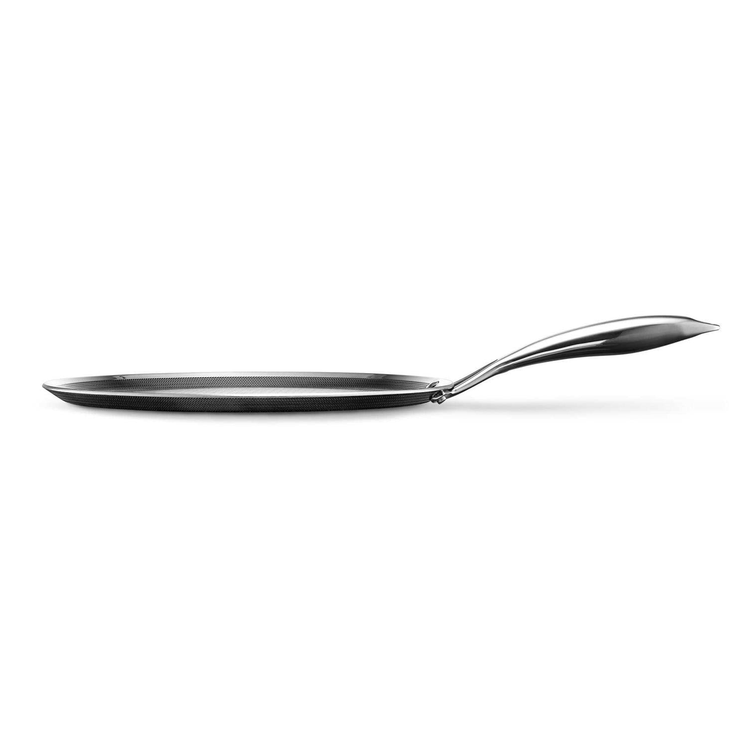 Hexclad 12 inch Hybrid Stainless Steel Griddle Nonstick Fry Pan