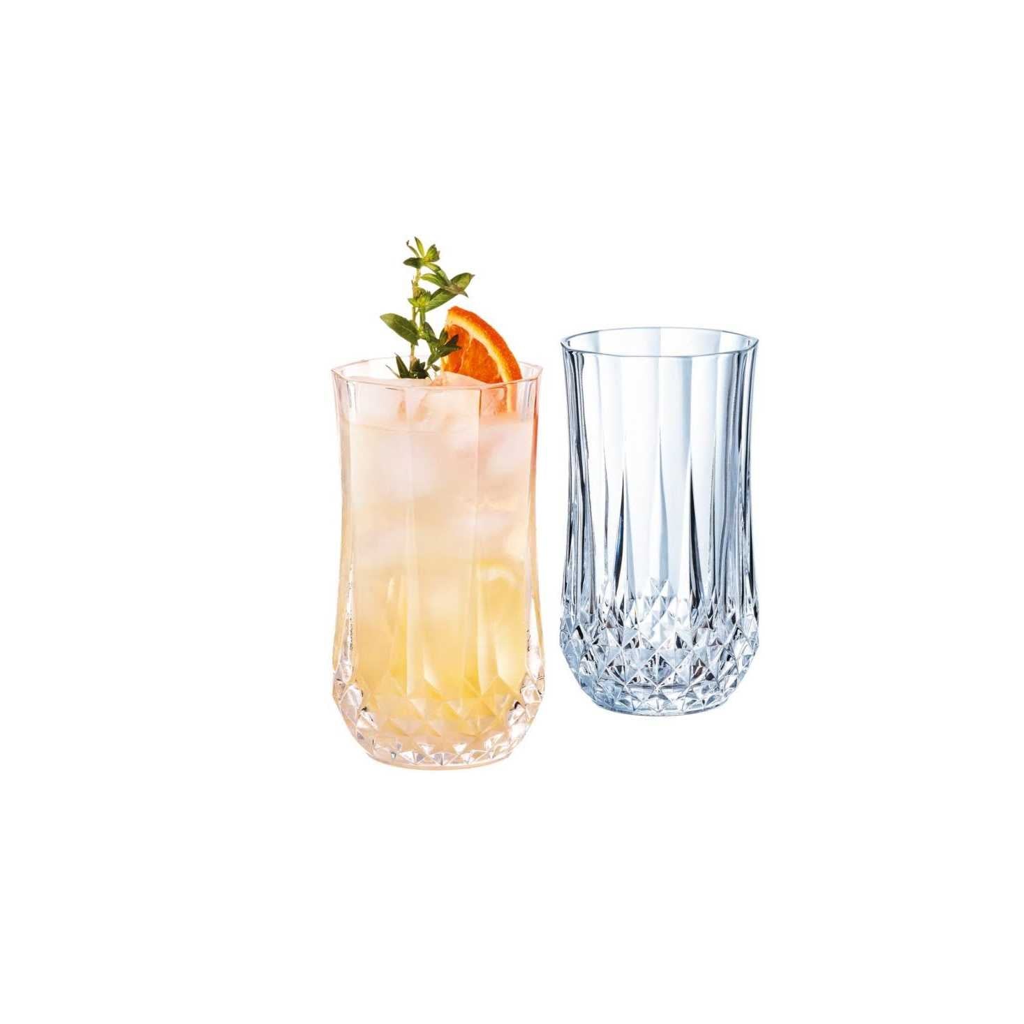 Cristal D’Arques Longchamp Set of 4 Highball Glasses