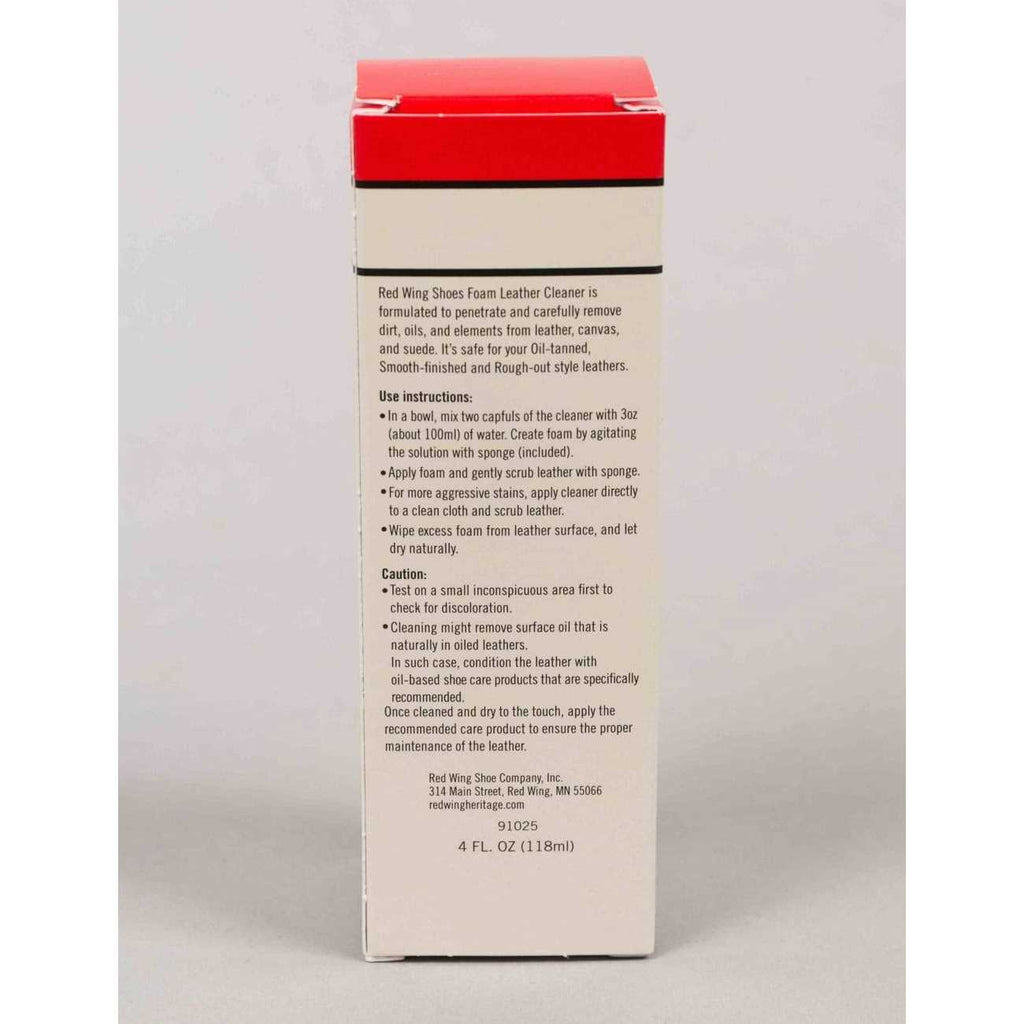 Red Wing Foam Leather Cleaner