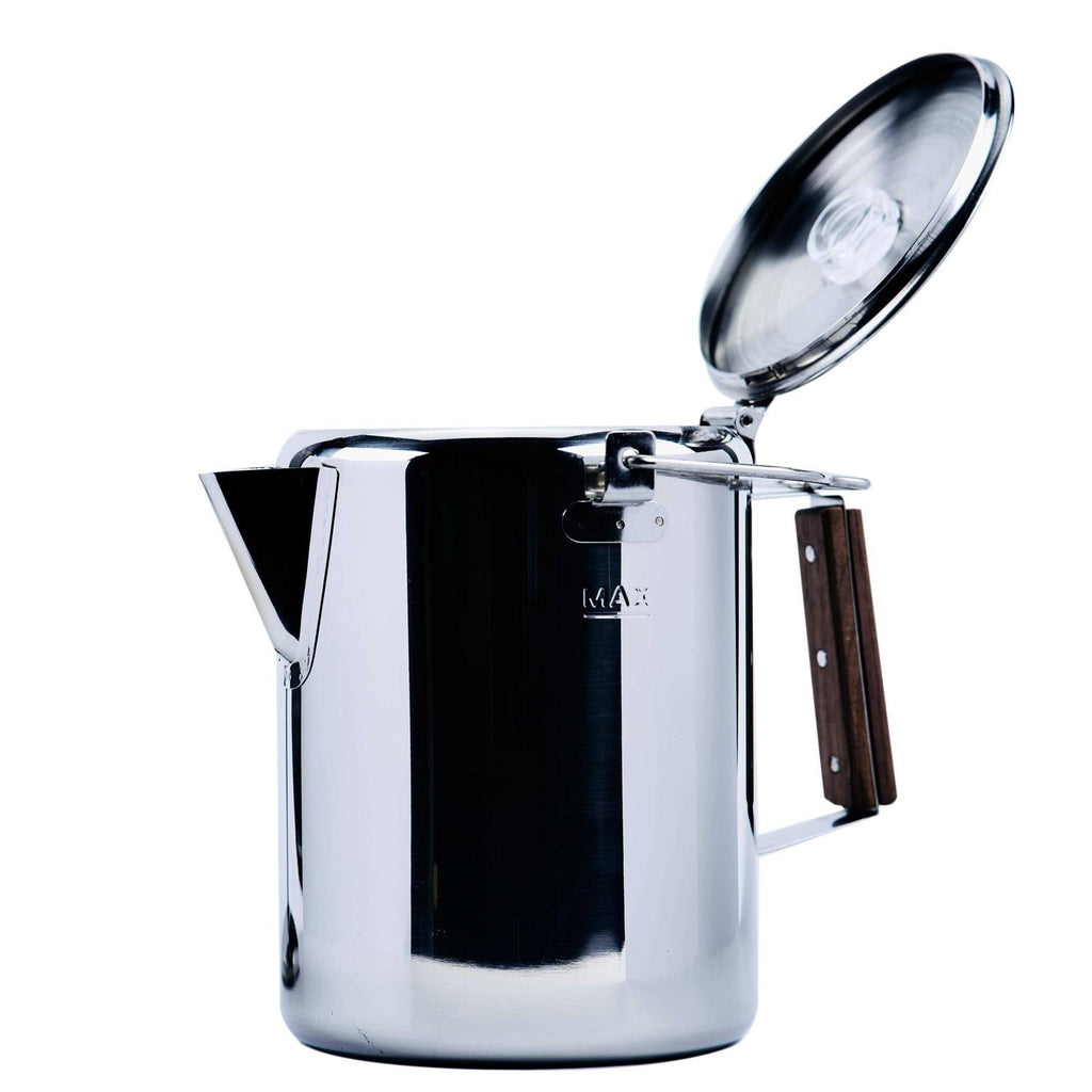 Ozark 12 Cup Trail Stainless Steel Percolator