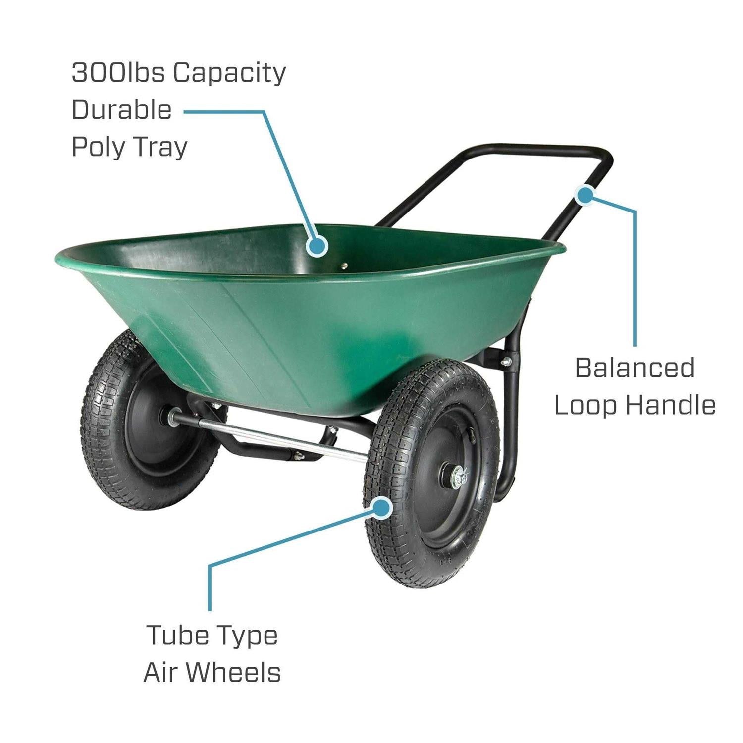 Marathon Yard Rover Poly Wheelbarrow 70007