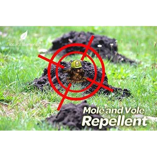 Natural Elements Mole and Vole Repellent 100% castor Oil
