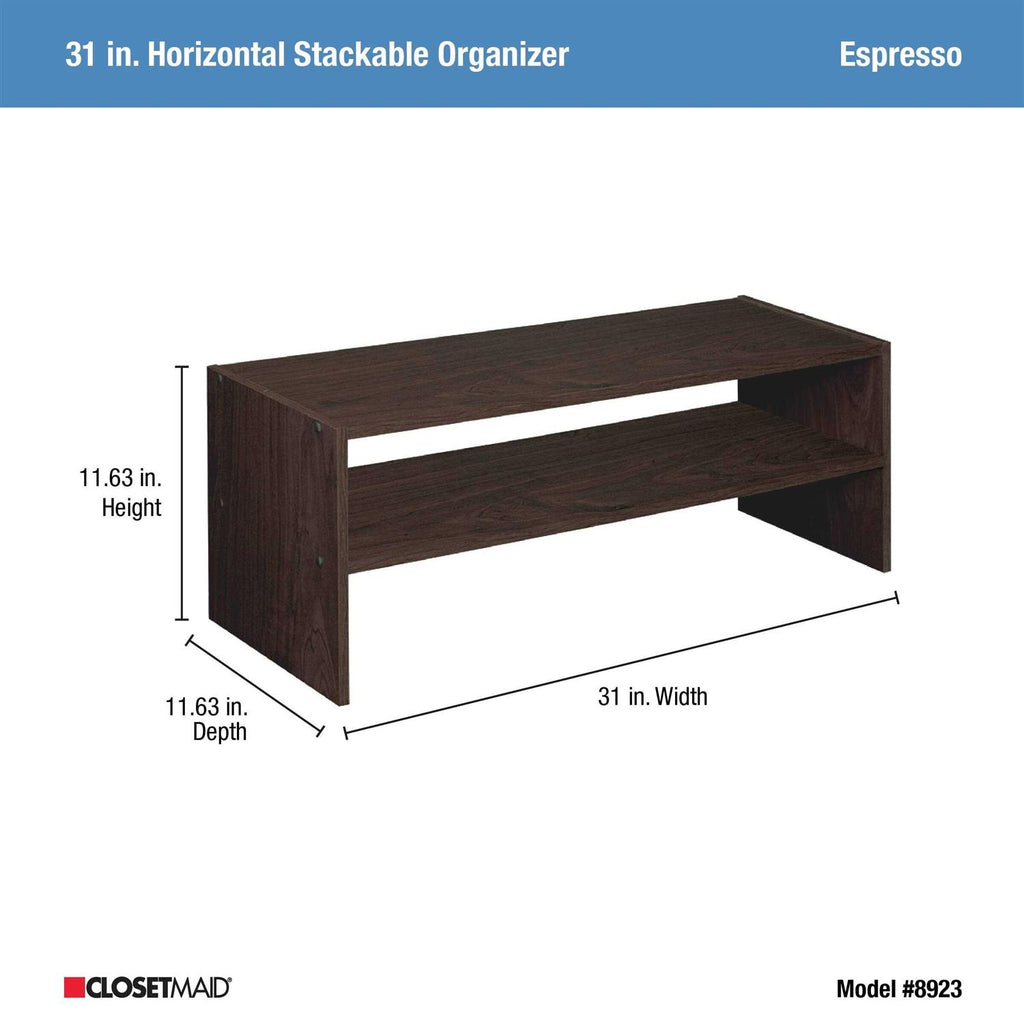 ClosetMaid 31-Inch Wide Horizontal Stackable Closet Organizer