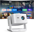Official Licensed Google TV 4K Smart Projector with WiFi and Bluetooth, VOPLLS Outdoor