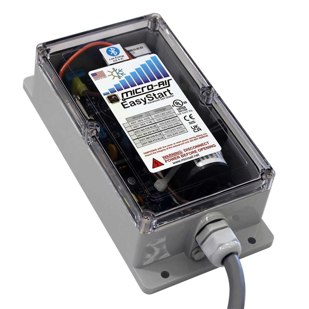 EasyStart Micro-Air 368 Advanced Soft Starter, Air Conditioner Start Works with Generator at Less Power, Home and Commercial Use