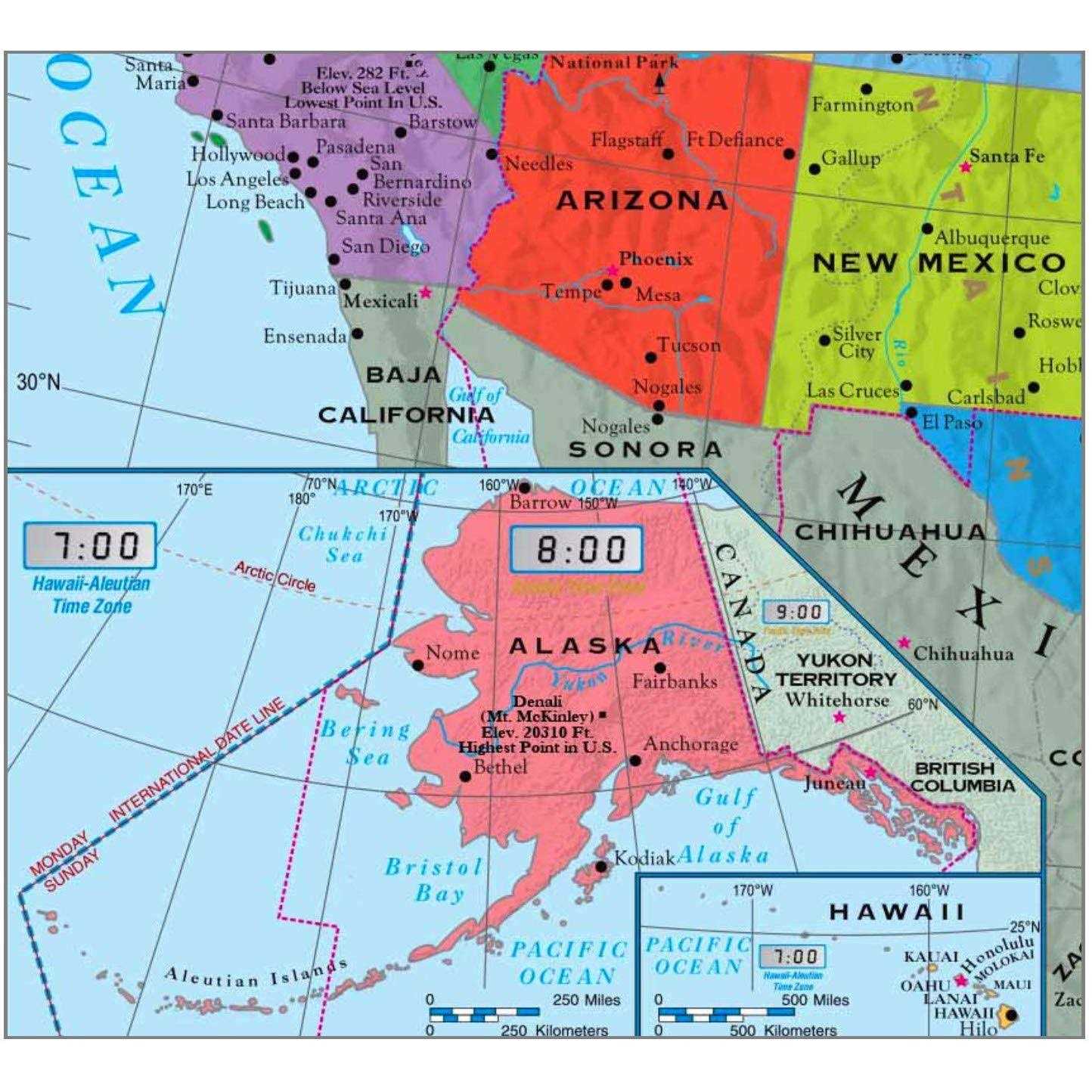Kappa Superior Mapping Company United States Poster Size Wall Map 40 X 28 With Cities
