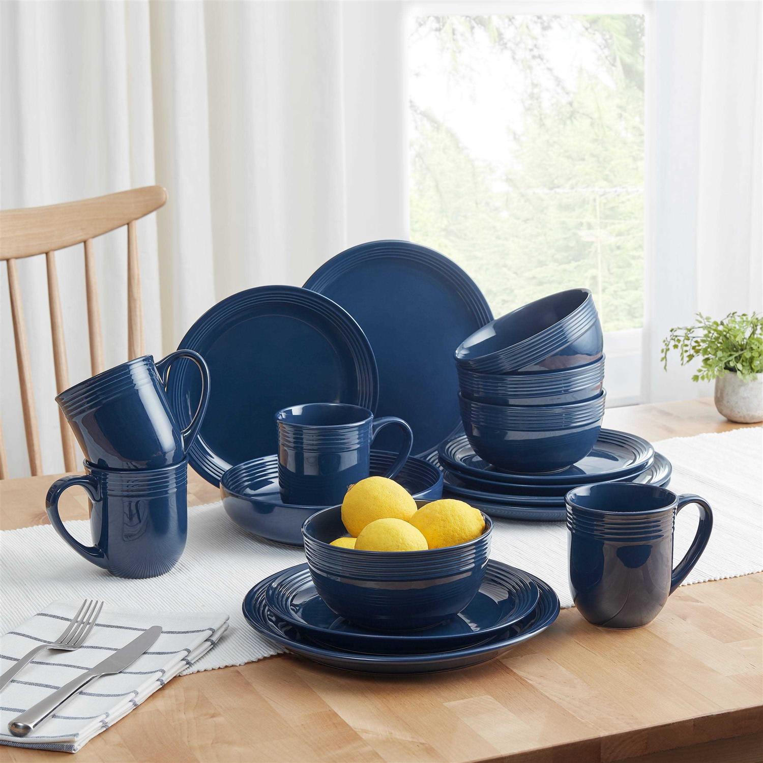 Mainstays Chiara 16-Piece Stoneware