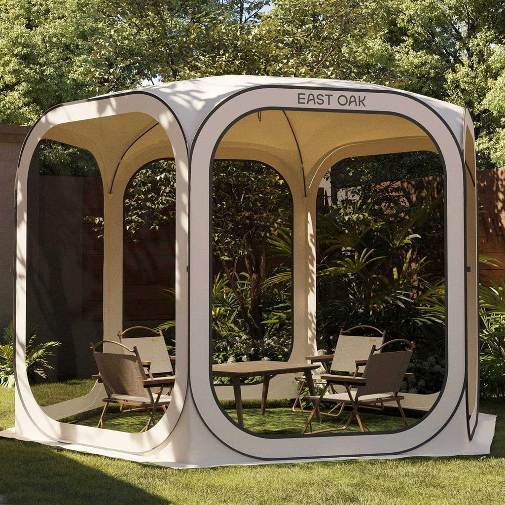 EAST OAK Screen House Tent Pop-Up Portable Screen Room Canopy Instant Screen Tent