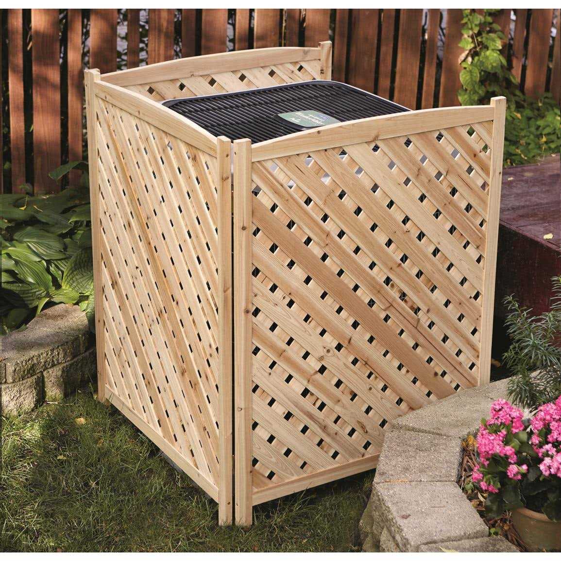 Castlecreek Air Conditioner Fence Screen Ac Covers for Outside to Hide Air Conditioner & for Outdoor Privacy