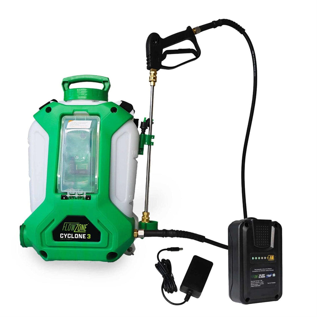 FlowZone Cyclone 3 Battery Powered Backpack Sprayer
