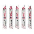 Milwaukee SAWZALL The TORCH 6 In. 14 TPI Metal Demolition Reciprocating Saw Blade (5-Pack)