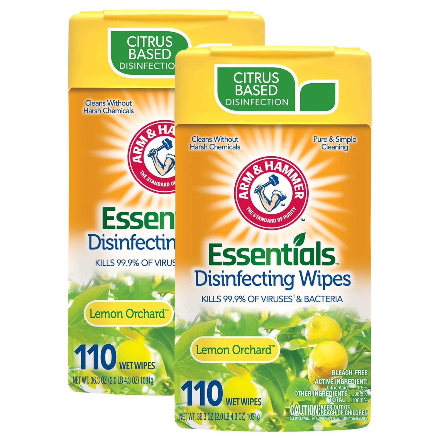 Arm & Hammer Essentials Disinfecting Wipes