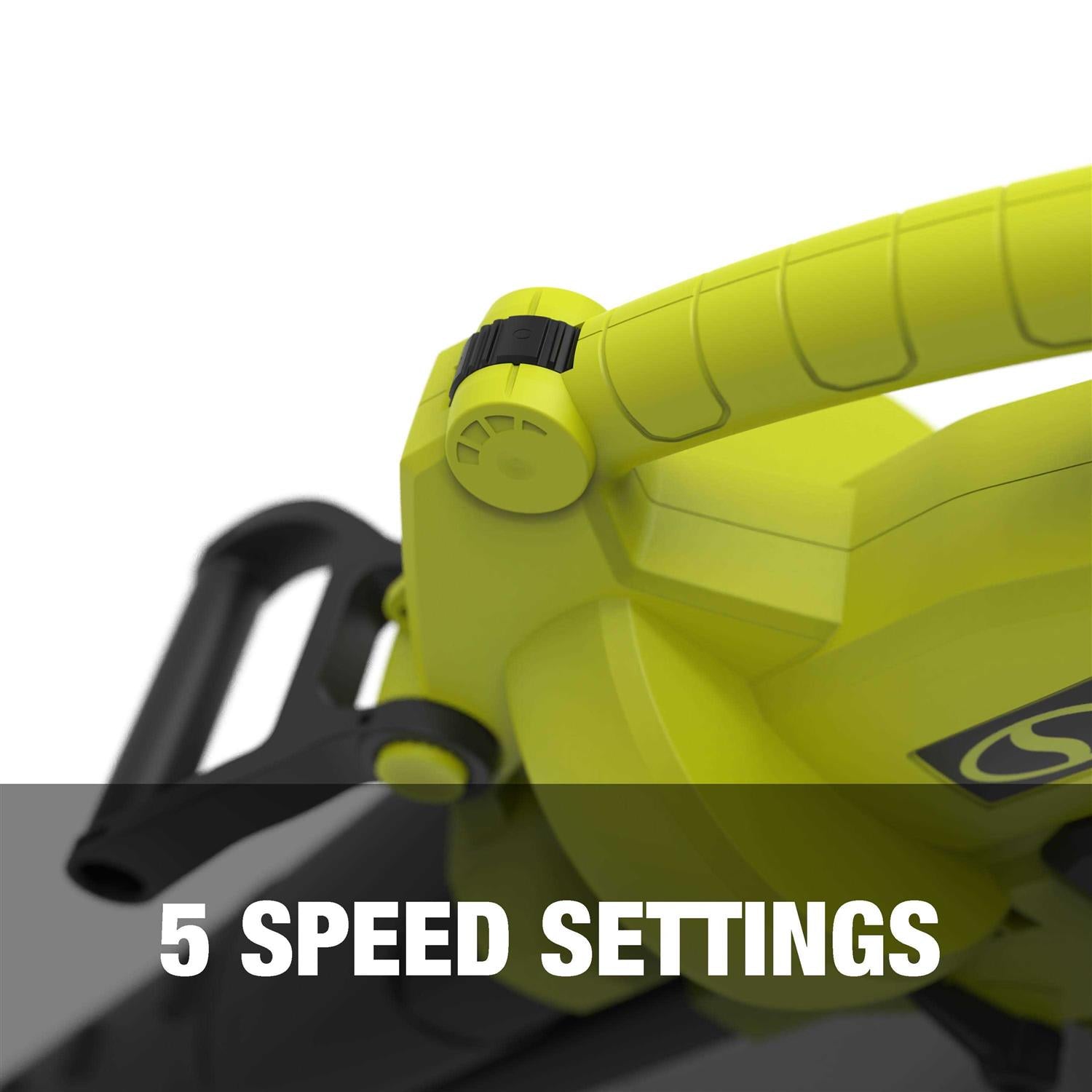 Sun Joe 24V-X2-BVM143-CT Cordless Blower Vacuum Mulcher