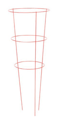 Panacea 42 In. Red Powder Coat Galvanized Welded Wire Tomato Cage