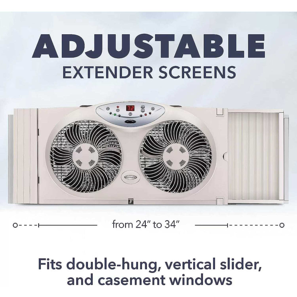 BIONAIRE Premium Digital 8.5 Twin Window Fan