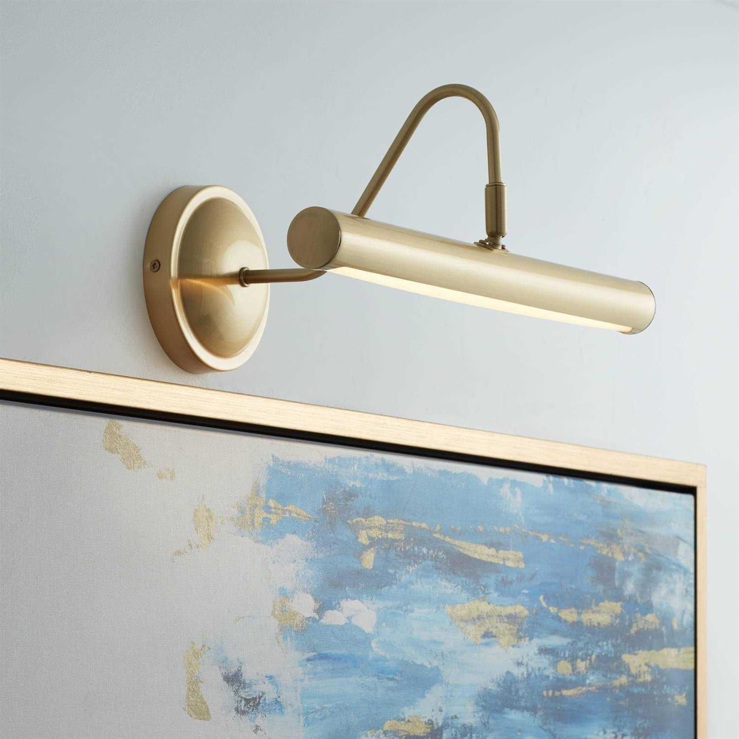 Possini Euro Design Possini Euro Renaissance 16 Wide Brass Finish LED Picture Light