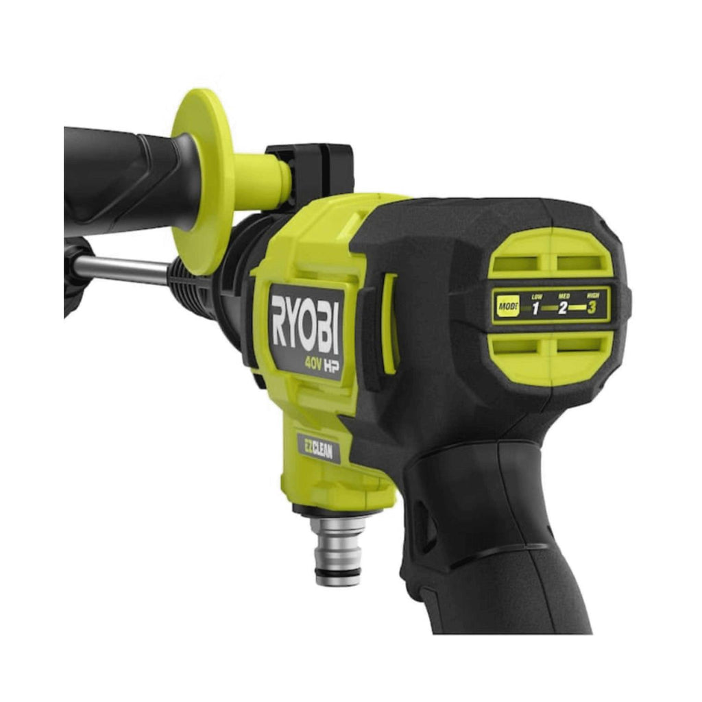 RYOBI 40-Volt HP Brushless EZClean 600 PSI 0.7 GPM Cold Water Power Cleaner with 2.0 Ah Battery and Charger
