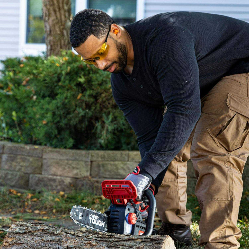Hyper Tough 20V 4.0Ah Battery Powered 12 Brushless Chainsaw HT22-401-03-03