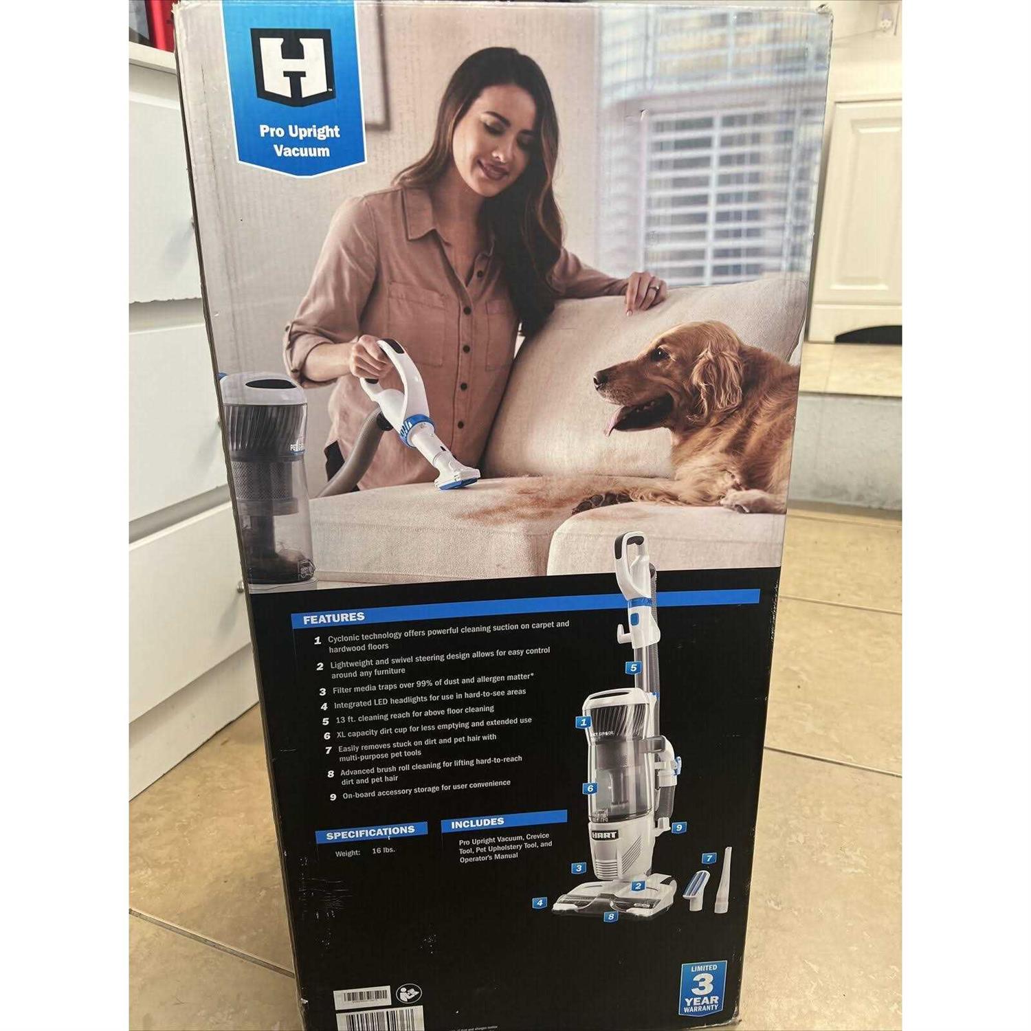Hart Pro Bagless Upright Vacuum with HEPA Media Filter