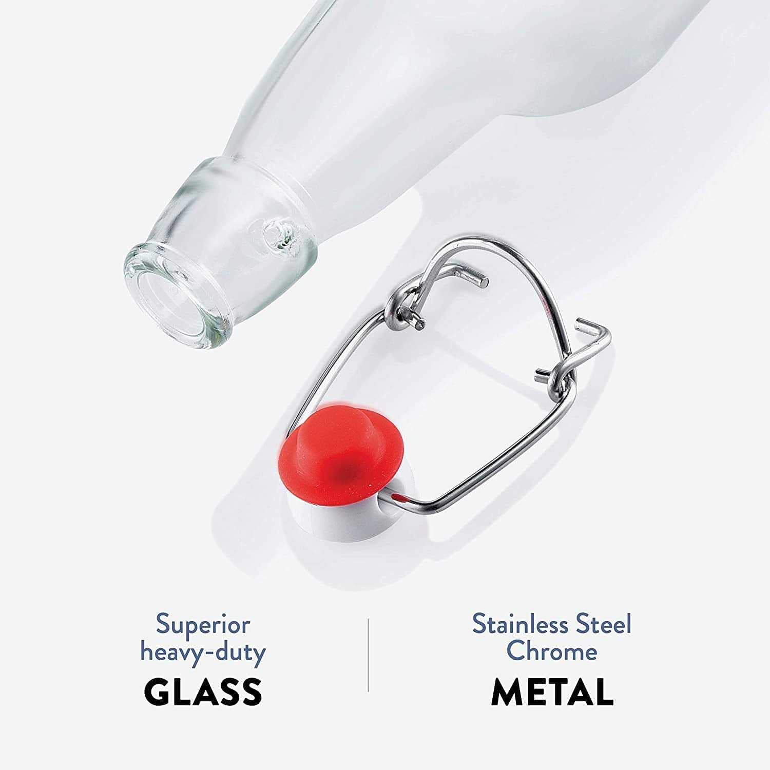 Glass Swing top Beer Bottles 16 Ounce Grolsch Bottles