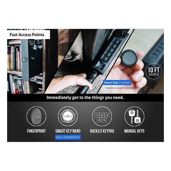 Vaultek NSL20i Biometric Slider Pistol Safe
