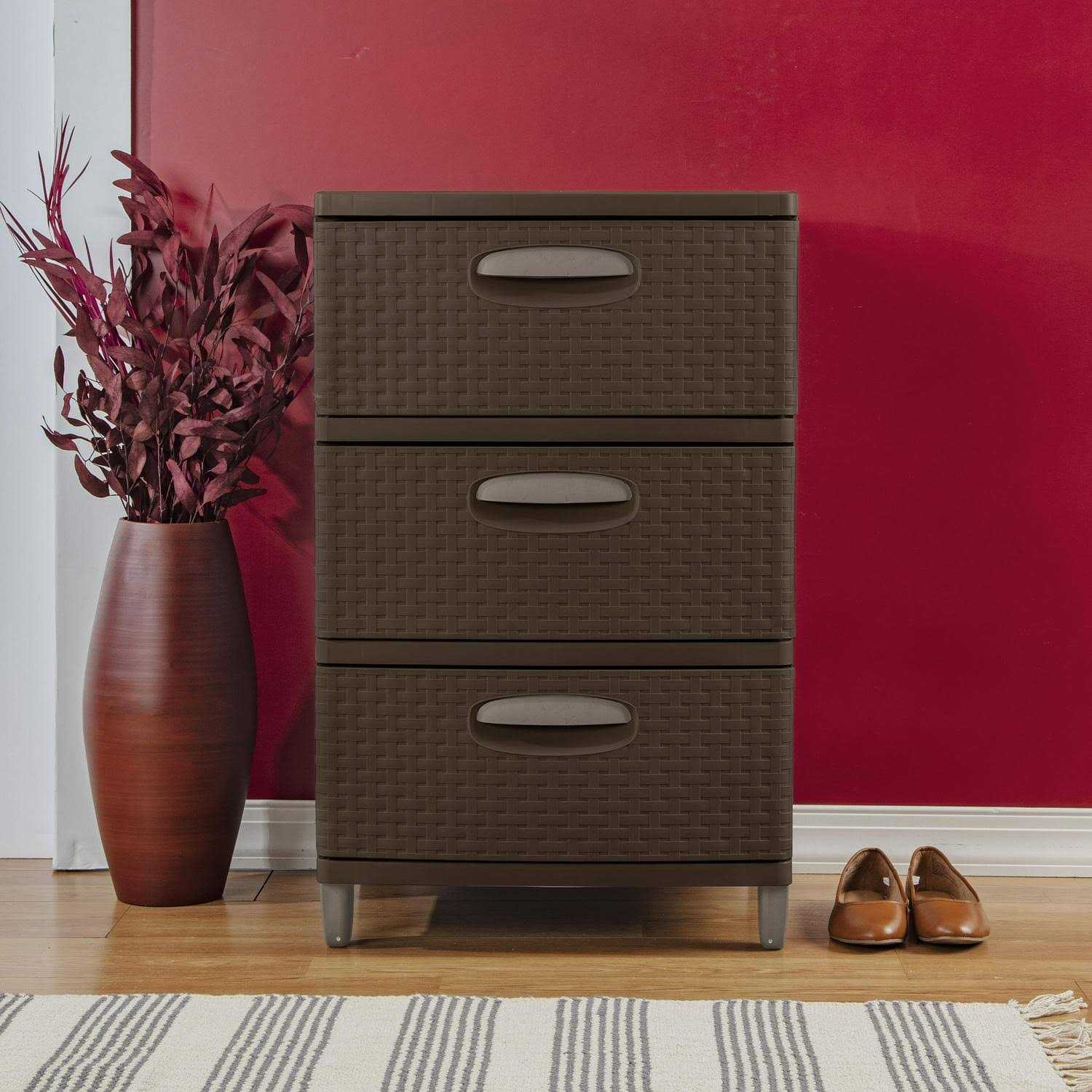 Sterilite 3 Weave Drawer Unit
