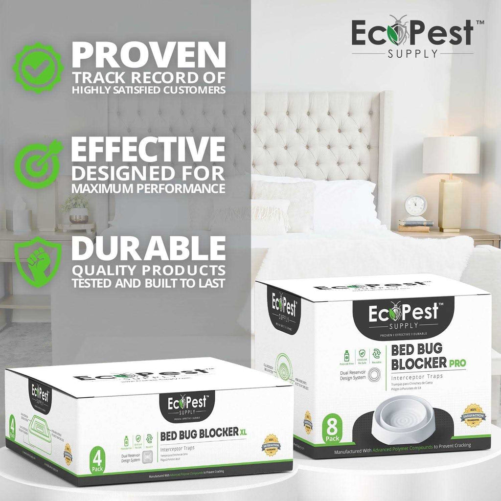 EcoPest Bed Bug Blocker Interceptor Traps Interceptors, Monitors, and Detectors for Bed Bugs