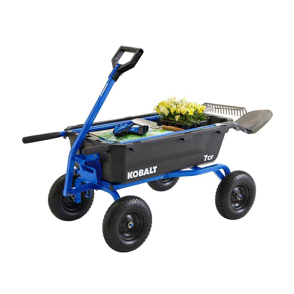 Kobalt 7-cu ft Poly Yard Cart 52303