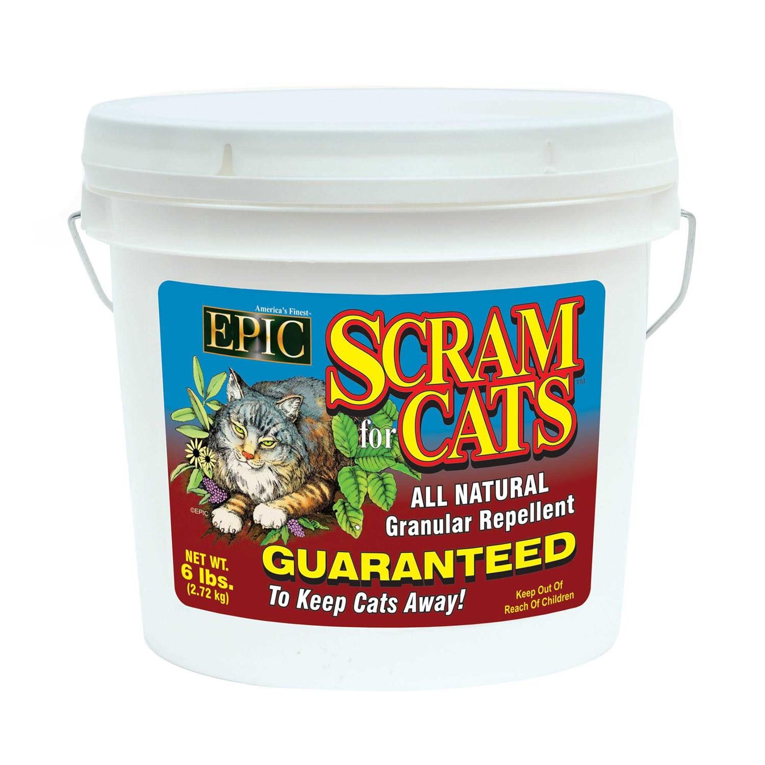 Epic Scram for Cats Outdoor Organic All Natural Granular Repellent