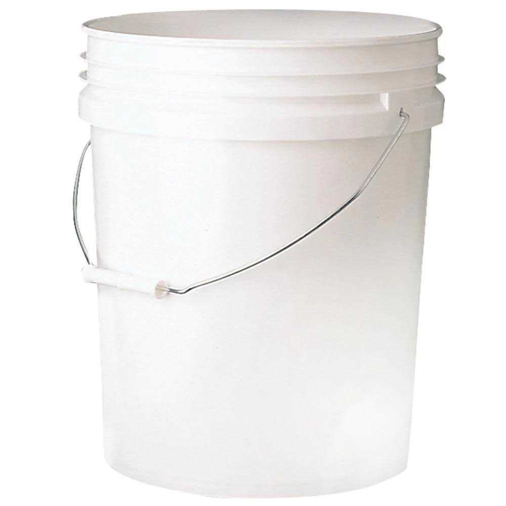 Leaktite 5 gal White Food Safe Bucket