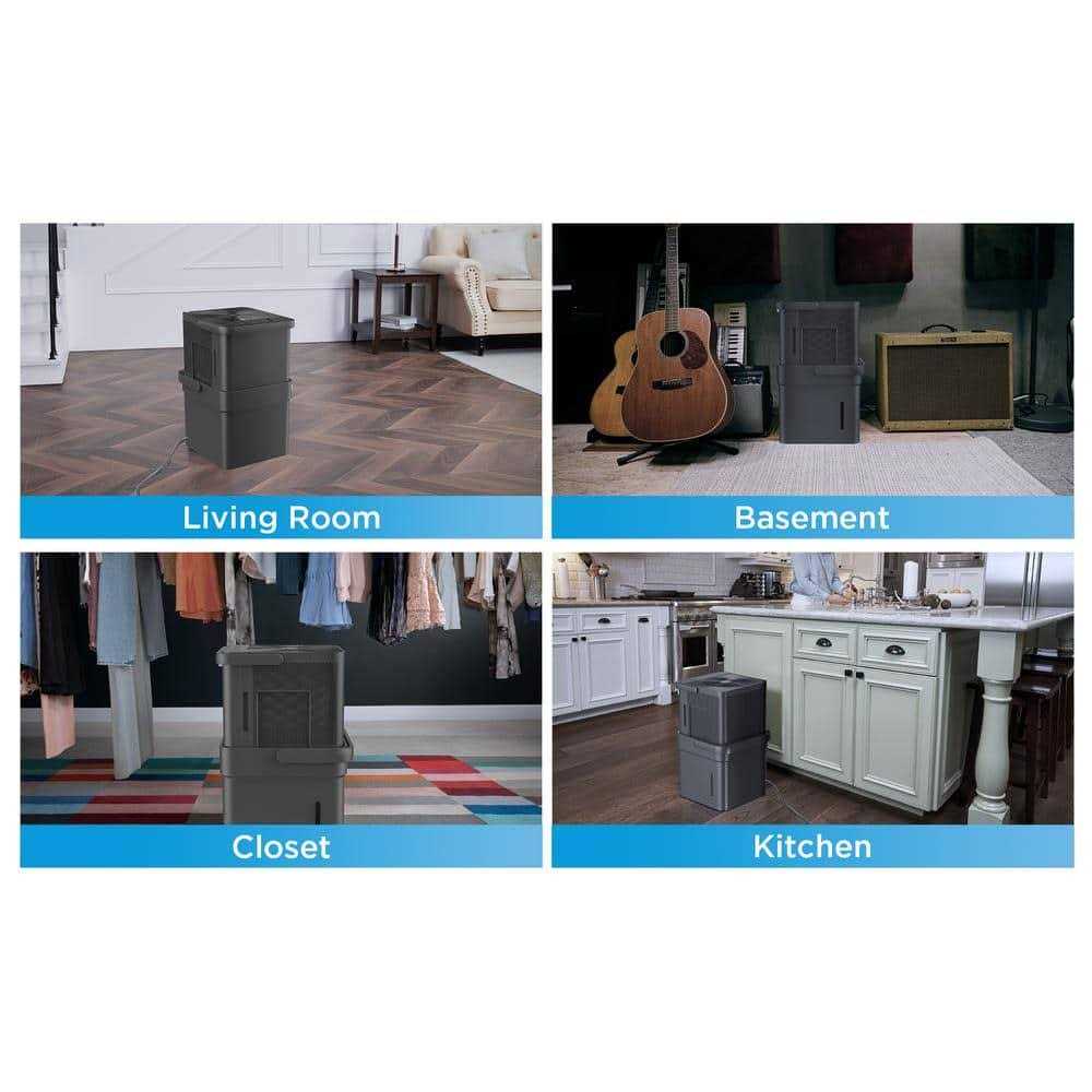 Midea 50-Pint CUBE Smart Dehumidifier with Pump 3X More Water Capacity
