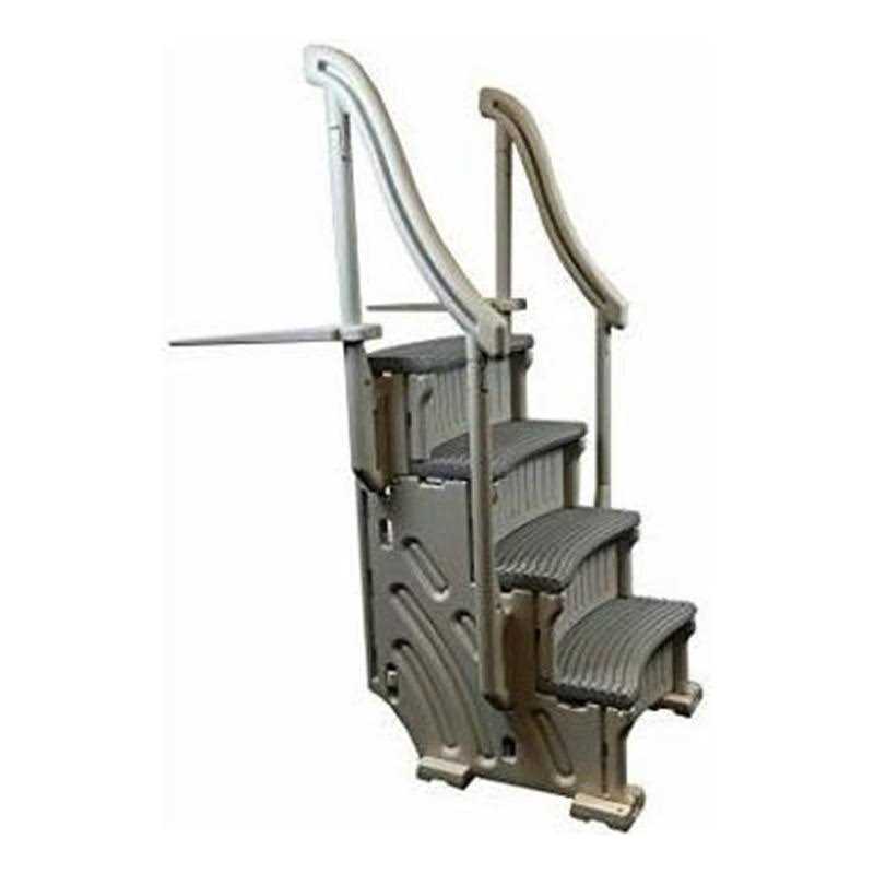 Confer Ccx-Add 4-Step Above Ground Swimming Pool Entry Steps Curved Add-on