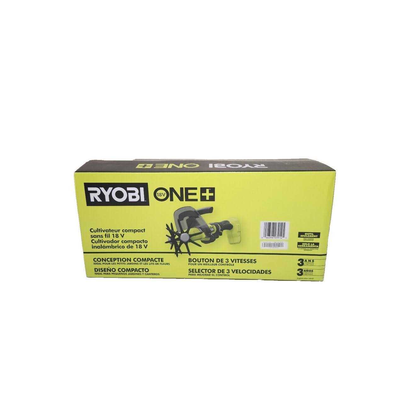 RYOBI ONE+ 18V Cordless Compact Battery Cultivator