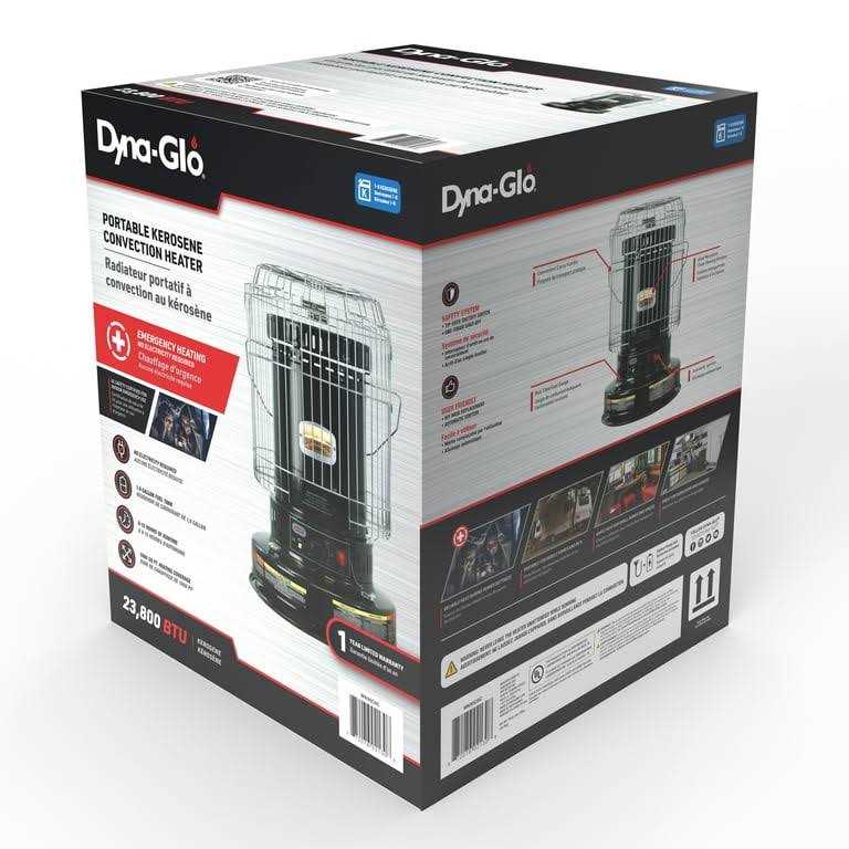 Dyna-Glo WK95C8C 23,800 BTU Indoor Kerosene Convection Heater