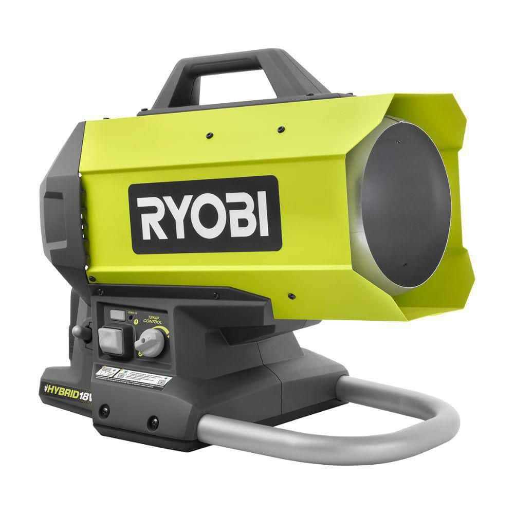 RYOBI ONE+ 18V Cordless Hybrid Forced Air Propane Heater