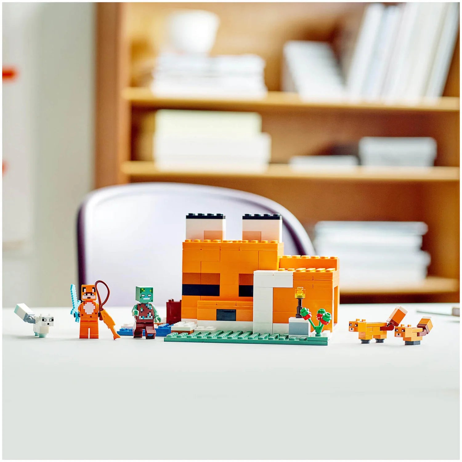 LEGO Minecraft: The Fox Lodge House Animals Toy (21178)