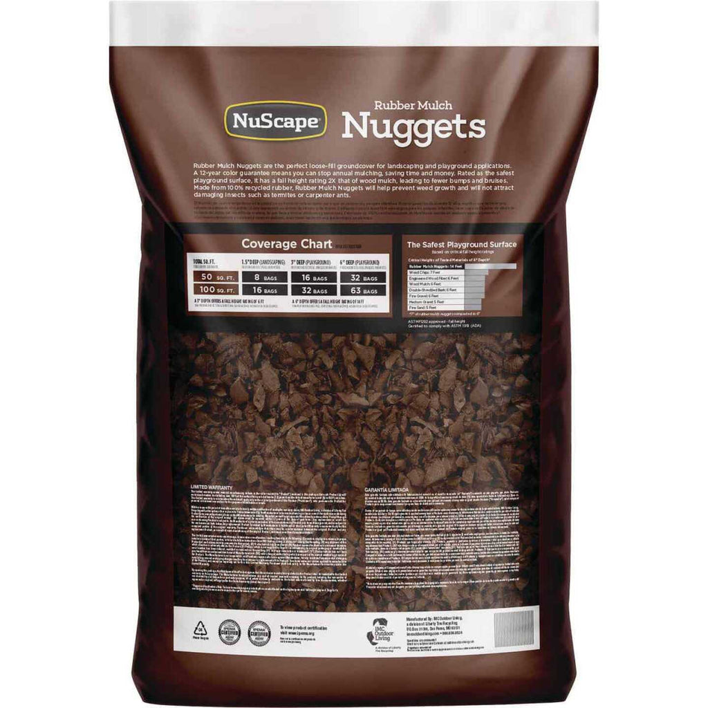 NuScape Rubber Nuggets/Mulch-Brown