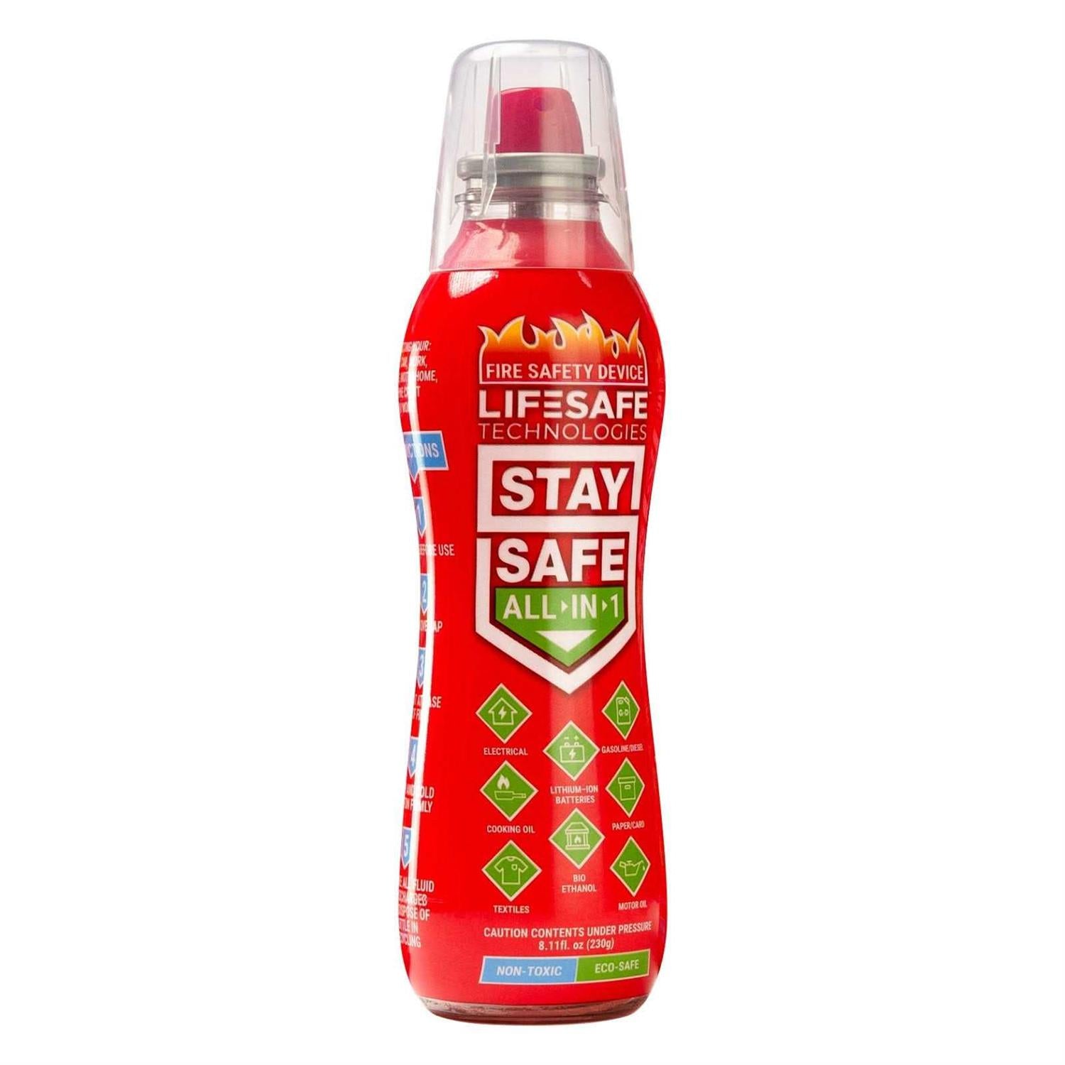 LifeSafe Technologies StaySafe All-in-1 Fire Extinguisher