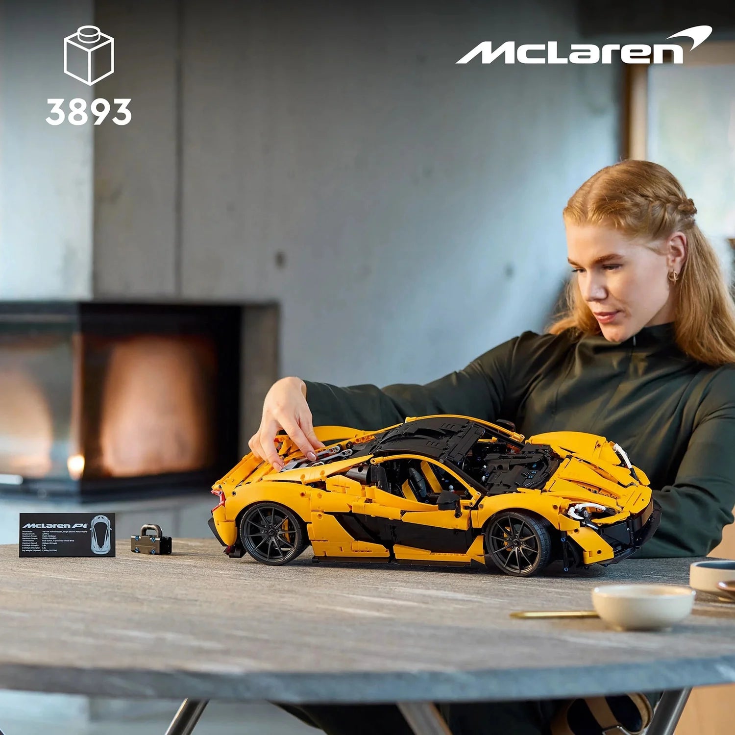LEGO Technic McLaren P1 Model Car Set for Adults 42172