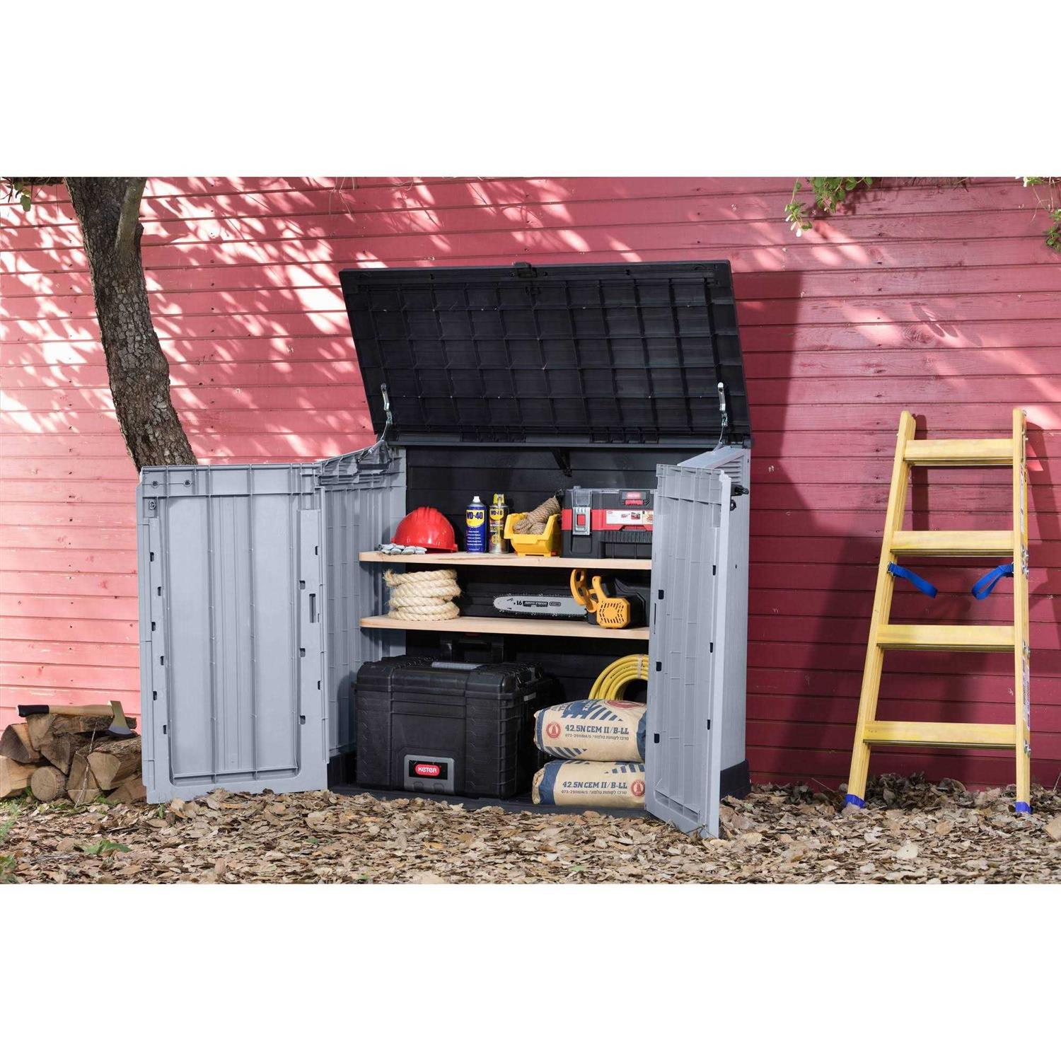 Keter Store-It-Out Prime Outdoor Resin Horizontal Storage Shed