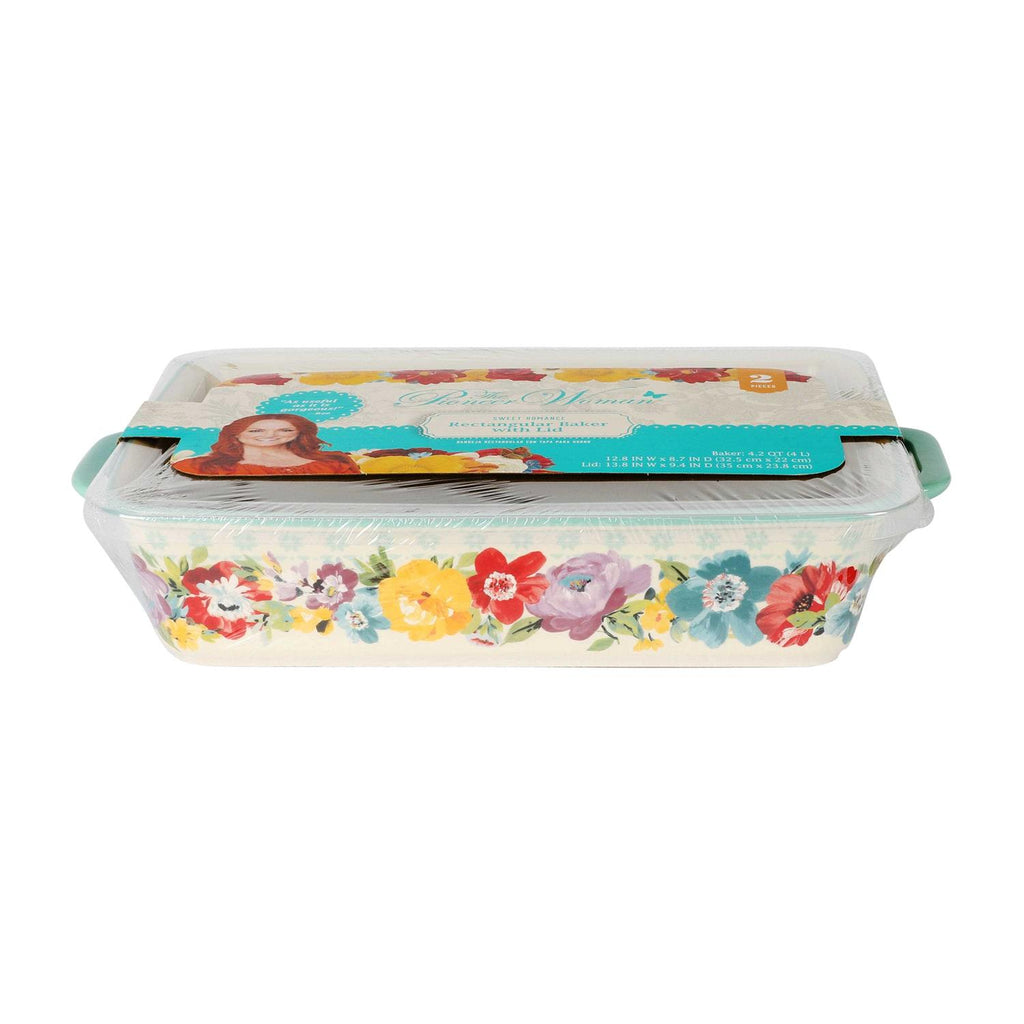 The Pioneer Woman Ceramic 9×13 Baker with Lid