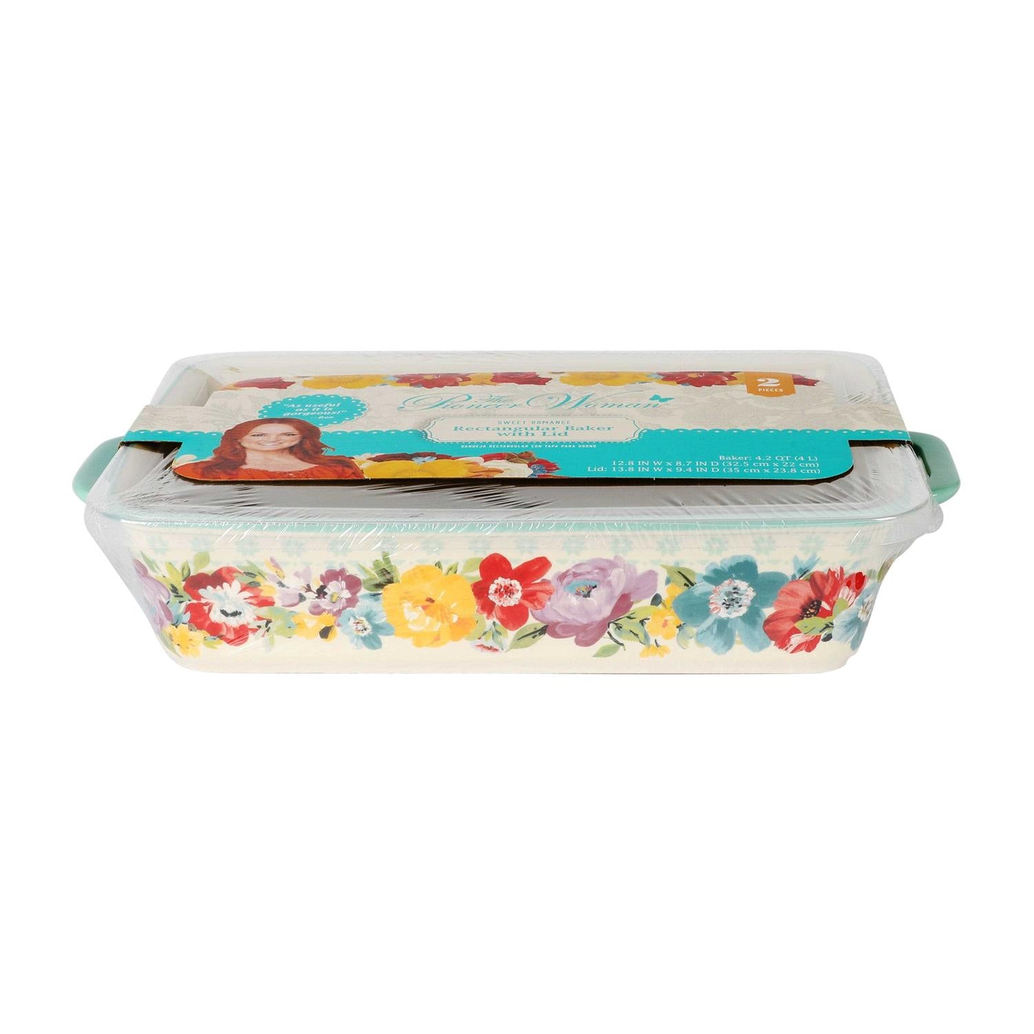 The Pioneer Woman Ceramic 9×13 Baker with Lid