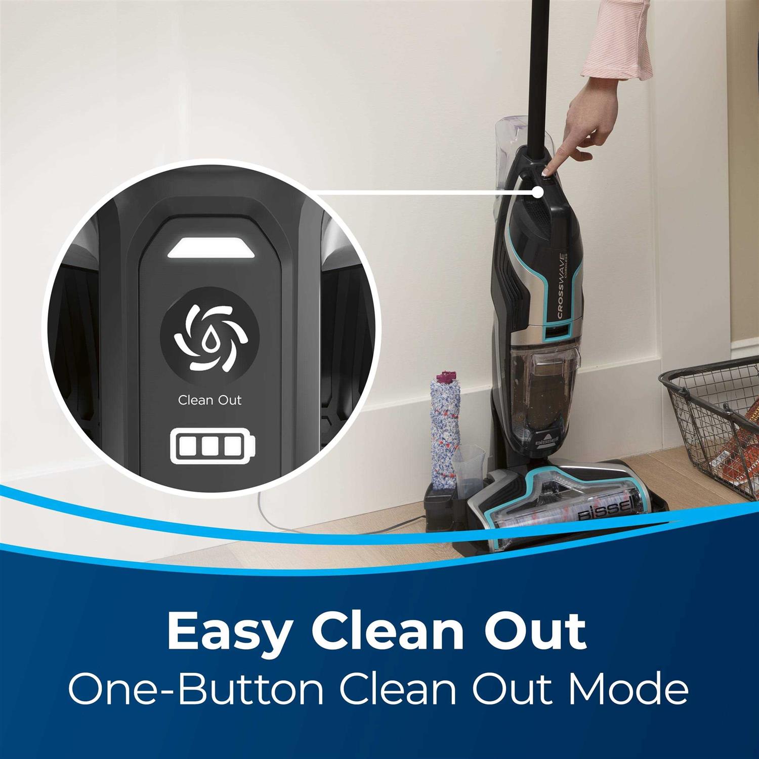 Bissell 2551Q CrossWave Cordless All-in-One Multi-Surface Wet Dry Vacuum