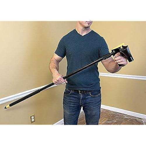 POP EEZE Popeeze Popcorn Ceiling Scraper Tool Shop Vacuum Attachment for Removal and Repair of Acoustic Ceiling Texture Without Bag or Mess