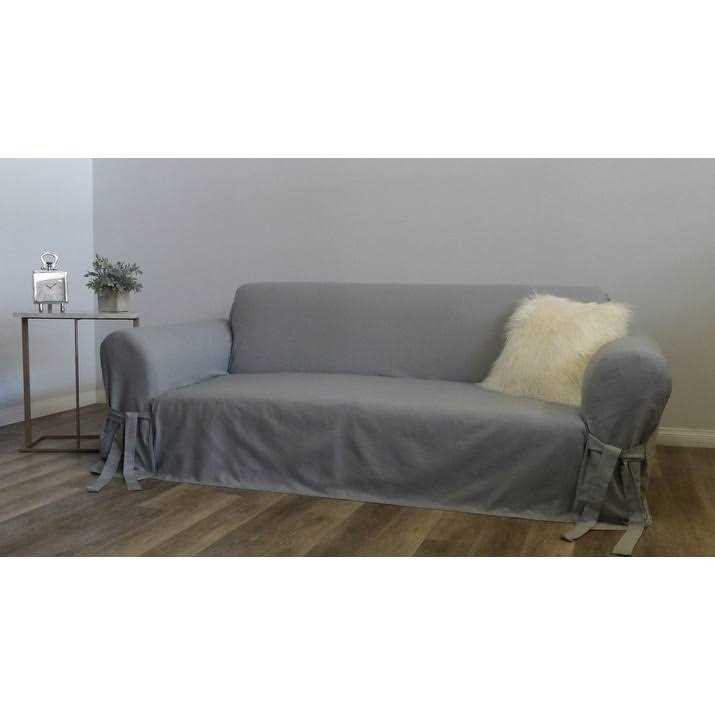 Classic Slipcovers Cotton Duck One Piece Sofa Slipcover