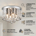 Theodora 11.8" W 4-Light Dimmable Flush Mount