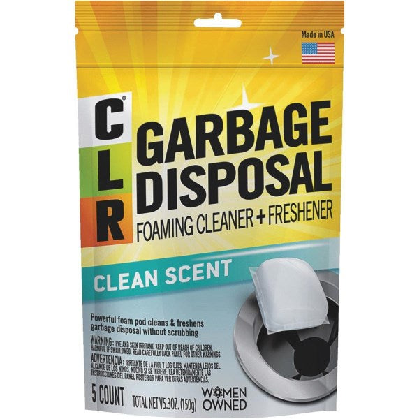 CLR Fresh & Clean Foaming Garbage Disposer Cleaner Pods (5-Count)