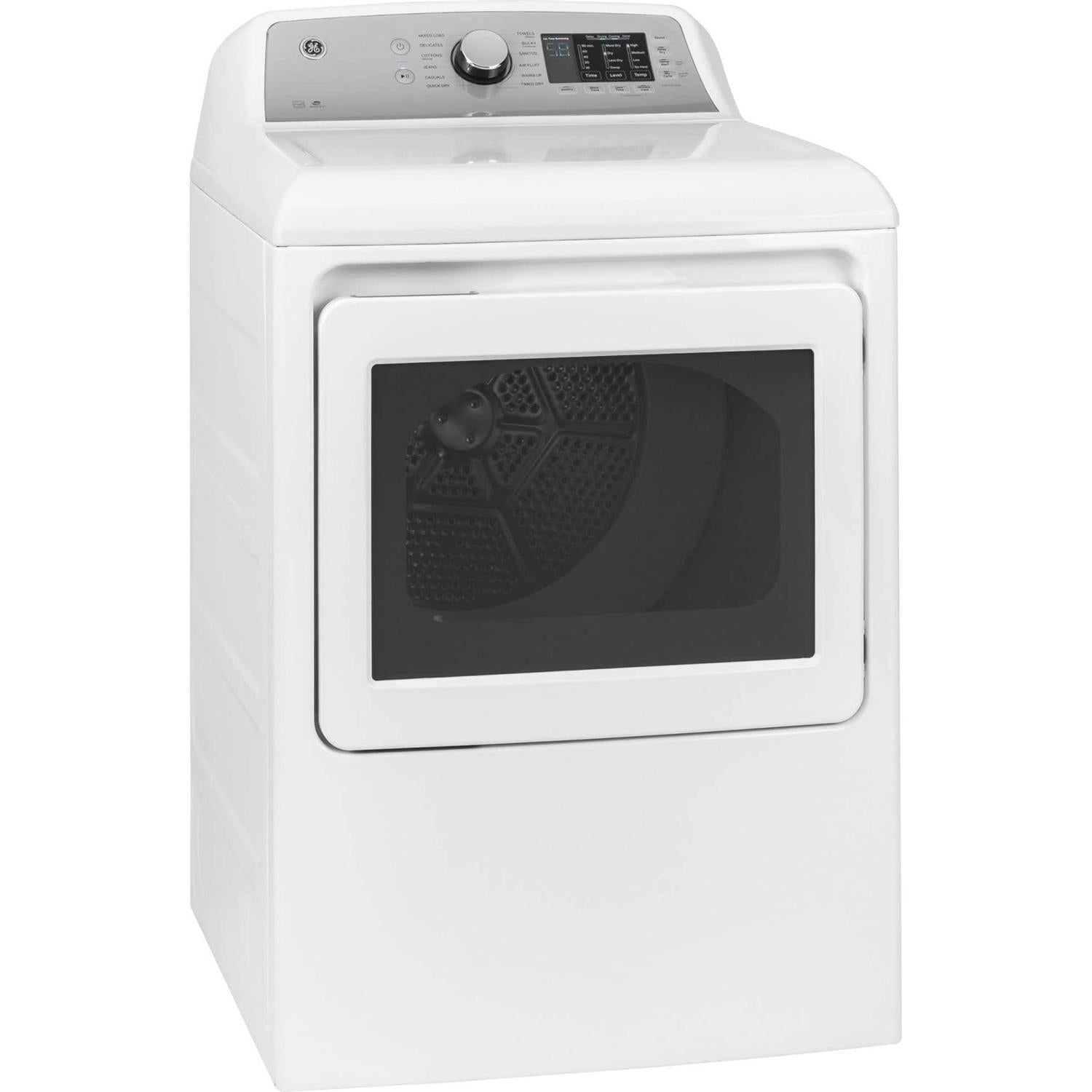Ge 7.4 Cu. Ft. 12-Cycle Gas Dryer With HE Sensor Dry